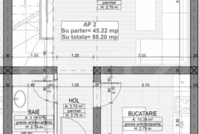 Casă cu 3 camere cu Canalizare în Giroc
