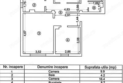 Apartament cu 4 camere decomandat în Central - 10