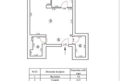 Apartament cu 2 camere decomandat, mobilat în Central - 13