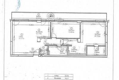 Apartament cu 3 camere decomandat, mobilat în Voluntari - 44