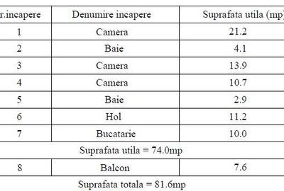 Apartament 3 camere in zona Arcu - Carrefour (fost Billa) - 8