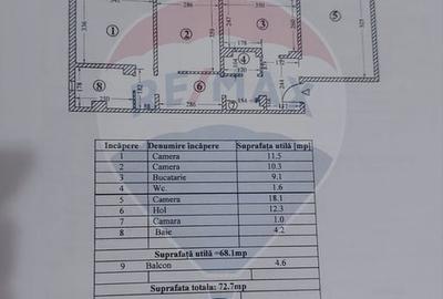 Apartament cu 3 camere de vanzare in zona Faleza Nord - 6