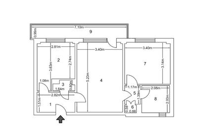 Apartament cu 2 camere în Iancului