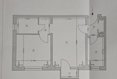 Apartament 2 camere de renovat - Aleea Vergului - 4