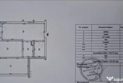 Apartament cu 2 camere decomandat în Florești - 11
