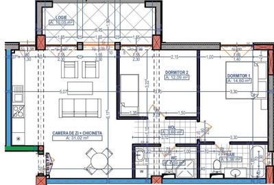 Dezvoltator | Apartamente disponibile imediat | 3 camere | 2 bai - 16