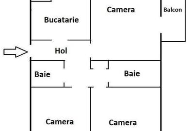 Apartament 3 camere Gheorgheni-str Nicolae Titulescu - 1