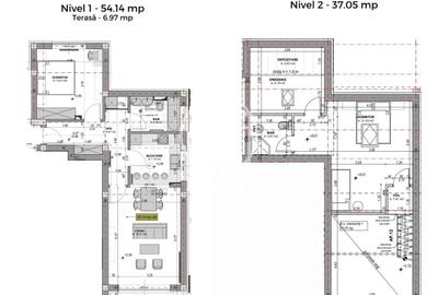 Apartament cu 3 camere semidecomandat în Exterior Vest - 12