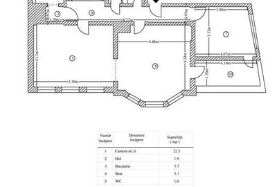 Vanzare apartament 3 camere in bloc mic, Polona - 2