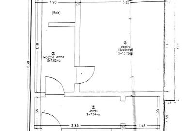 Apartament o camera, 31mp,curte comuna,zona Lunei - 1