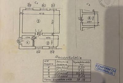 Garsonieră semidecomandată în Armeneasca - 2