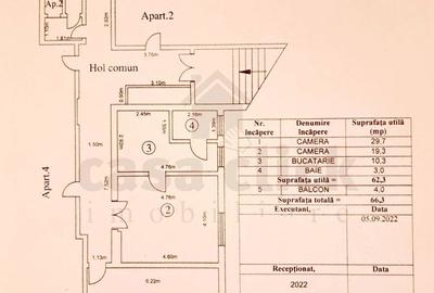 Apartament cu 2 camere, mobilat în Est - 8