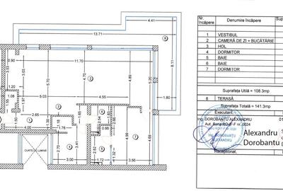 Apartament 3 camere lux | 140 mp | 33 mp terasă | Șos. Petricani - 40