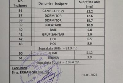 Apartament cu 3 camere decomandat, mobilat în Valea Oltului - 11