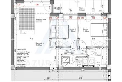 Apartament cu 3 camere decomandat în Central - 14