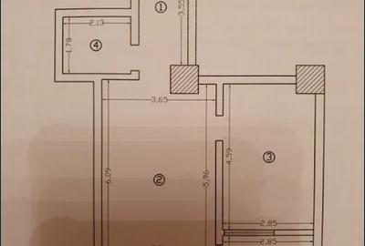 Apartament cu 2 camere semidecomandat în Păcurari