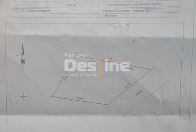 Teren Construcții intravilan de 650 mp, în Miroslava - 1