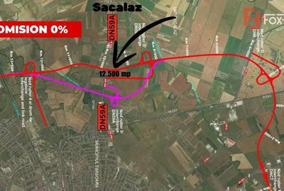 Teren de 12500 mp, în Mehala