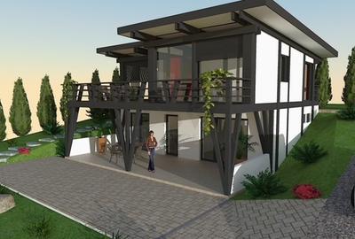 REV2004788 Vila 5 camere HUF Haus Balotesti vedere lac - 2