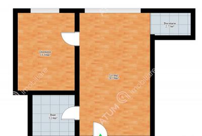 Apartament cu 2 camere situat in zona Mihai Viteazu Sibiu - 18