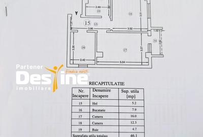 Apartament 2 camere decomandat 49 mp loc parcare transport in comun Valea Adanca - 9