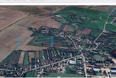 Vand sau inchiriez trei terenuri intravilane arabile in com. Cornatelu,  jud. Da - 1
