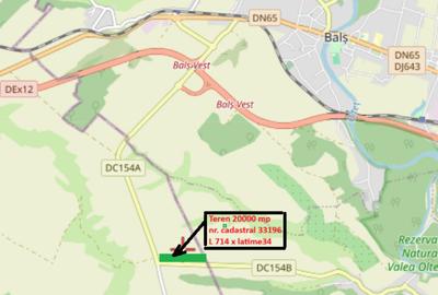 Teren agricol 20000mp Robanesti jud. Dolj cu legatura la DEx12 la 3km - 3