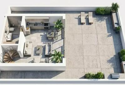 Penthouse cu 6 camere decomandat în Dorobanți - 7
