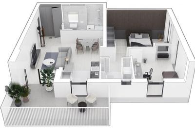 Apartament cu 3 camere decomandat în Central