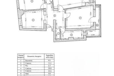 Bvd Chisinau I Apartament 3 camere decomandat | 75 mp | 2 băi | Bloc 1986 - 2