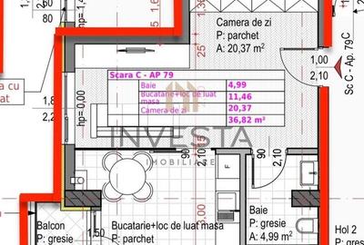 APARTAMENT DE VANZARE 1 CAMERA SOPOR - 6