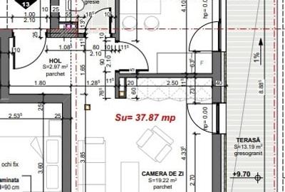 2 camere, 37mp  – partial finisat, perfect de amenajat - 6