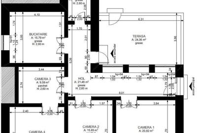 Casă cu 4 camere în Chișoda - 2