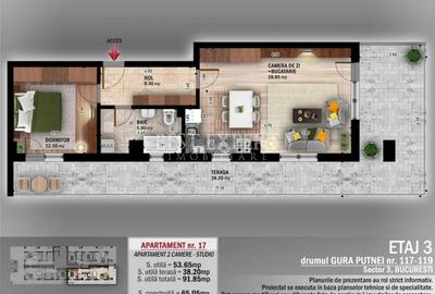 Apartament cu 2 camere decomandat în Theodor Pallady - 4