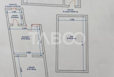 Casa 214 mp utili singur in curte 800 mp teren zona centrala Cisnadie - 37