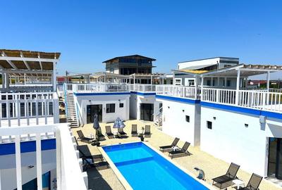 10 Casute Greek Bungalows , Piscina, la Malul Marii, Afacere la Cheie - 2