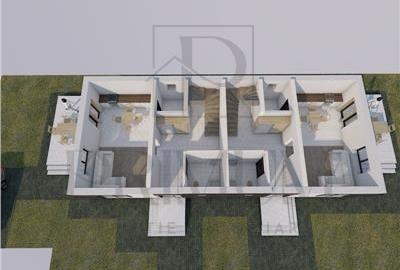 Utvin- toate utilitatile- 4 camere - 7