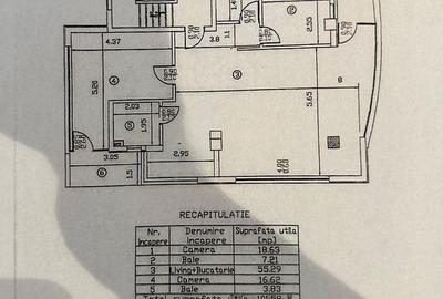 Apartament cu 3 camere, mobilat în Tei - 3