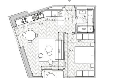 Direct  Dezvoltator Bloc  Boutique /Central/2 Camere /64sau 70 mp/Comision 0 - 2