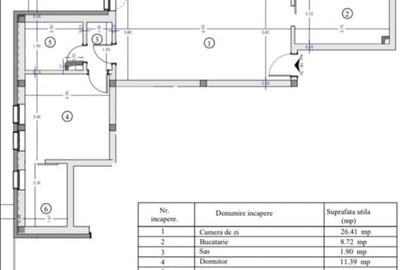 Apartament cu 2 camere decomandat în Florești - 6