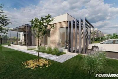 Casa noua mediteraneana pasiva 3 camere, 105 mp utili, teren 630 mp, drum privat - 1