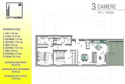 Apartament spa?ios, modern, cu terasa perfecta pentru ... - 4