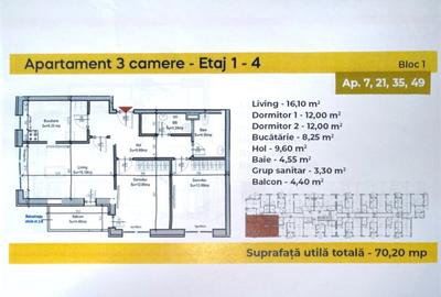 Apartament 3 camere in Rate la Dezvoltator Berceni pe 3 ani - 1900 euro mp - 2