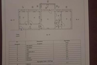 Apartament cu 3 camere semidecomandat în Mănești - 1