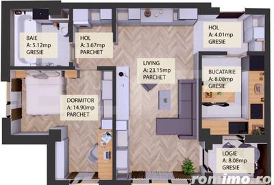 Apartament cu 2 camere decomandat în Rădăuți - 2