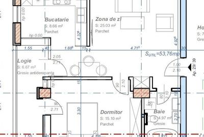 Apartament cu 2 camere semidecomandat în Aradului - 1