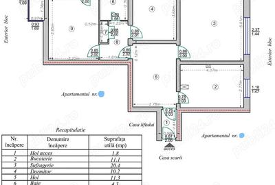 ORIZONT-PIA?A SUD, 3 camere decomandat, spa?ios 82 mp, etaj intermediar 7 din 10, vedere superba - 2
