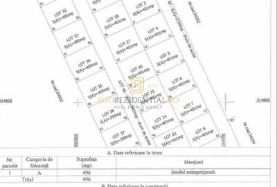 Teren Construcții intravilan de 496 mp, în Berceni - 3