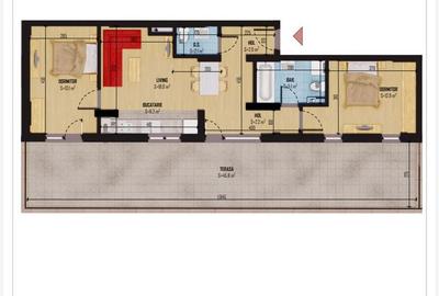 Apartament cu 3 camere în Central - 2