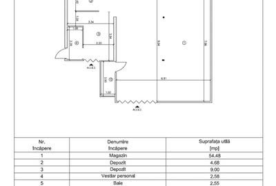 Spatiu autorizat pentru alimentatie publica, 74 mp, terasa, zona Piata 1 Mai - 1